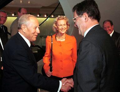 Il Presidente Ciampi con il Presidente della Commissione Europea Romano Prodi ed il Presidente del Parlamento Europeo Nicole Fontaine