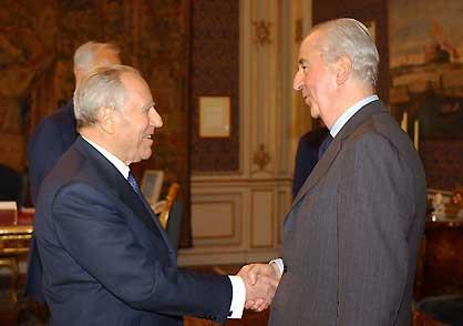 Il Presidente Ciampi con Edouard Balladur, Presidente della Commissione Esteri dell'Assemblea Nazionale Francese