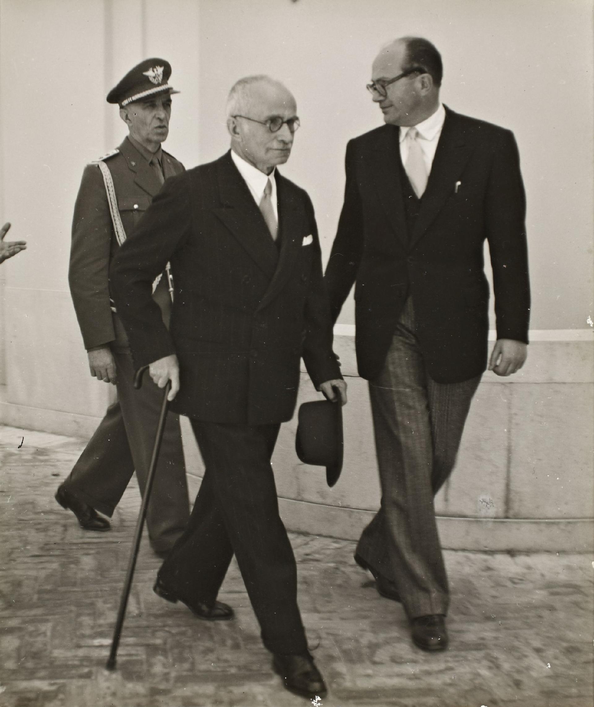 Il Presidente della Repubblica Luigi Einaudi a Venezia