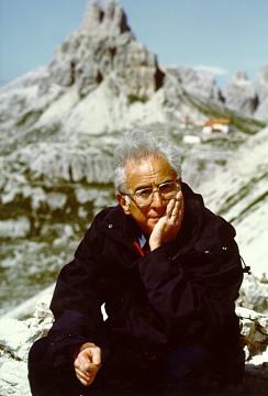 Il Presidente Francesco Cossiga ad Auronzo di Cadore