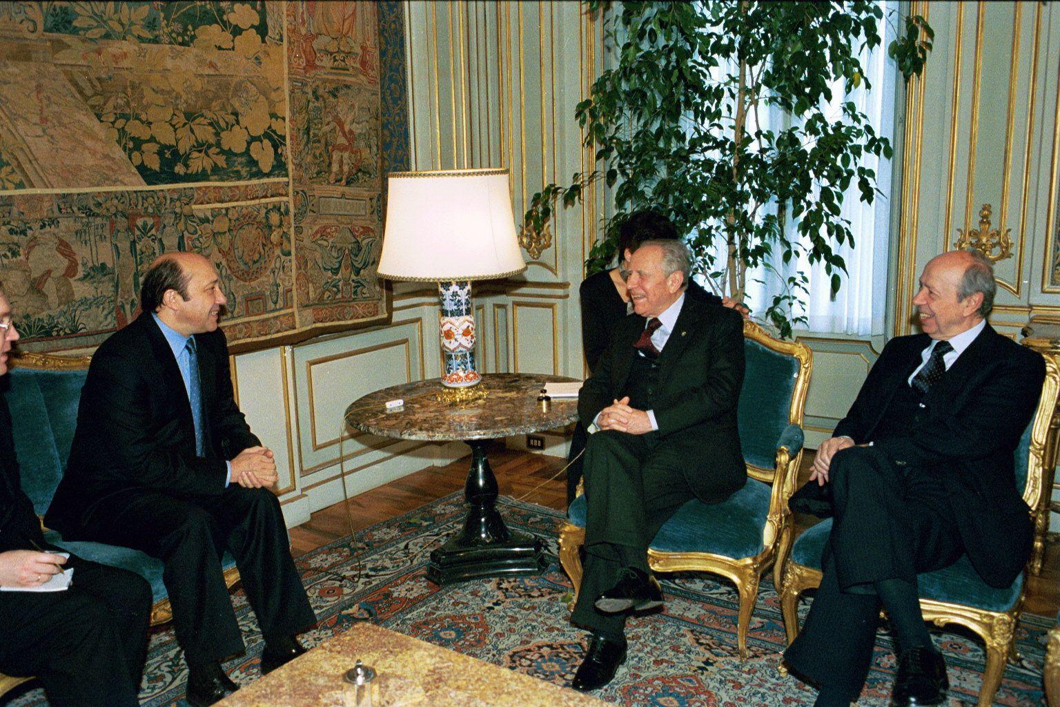 Incontro con il Sig. Igor Ivanov, Ministro degli Affari Esteri della Federazione Russa, Palazzo del Quirinale