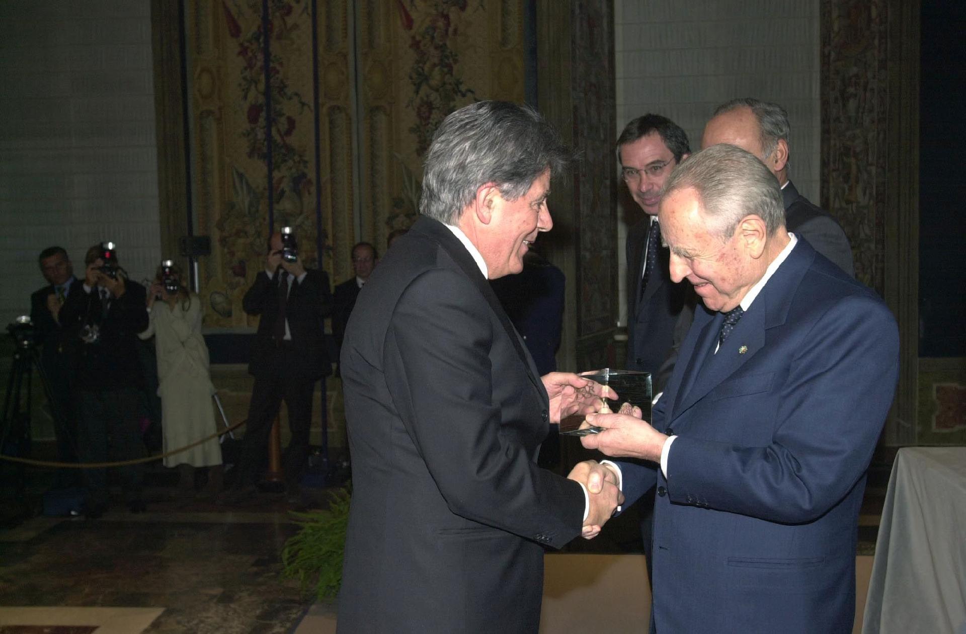Consegna del "Premio Leonardo" e dei "Premi Leonardo Qualità Italia