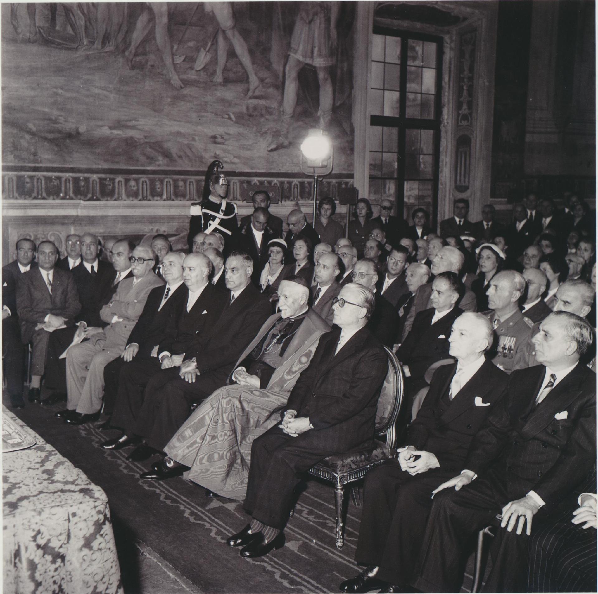Cerimonia di apertura del XXIV Convegno Nazionale dei Cavalieri del Lavoro, Roma, Palazzo del Campidoglio