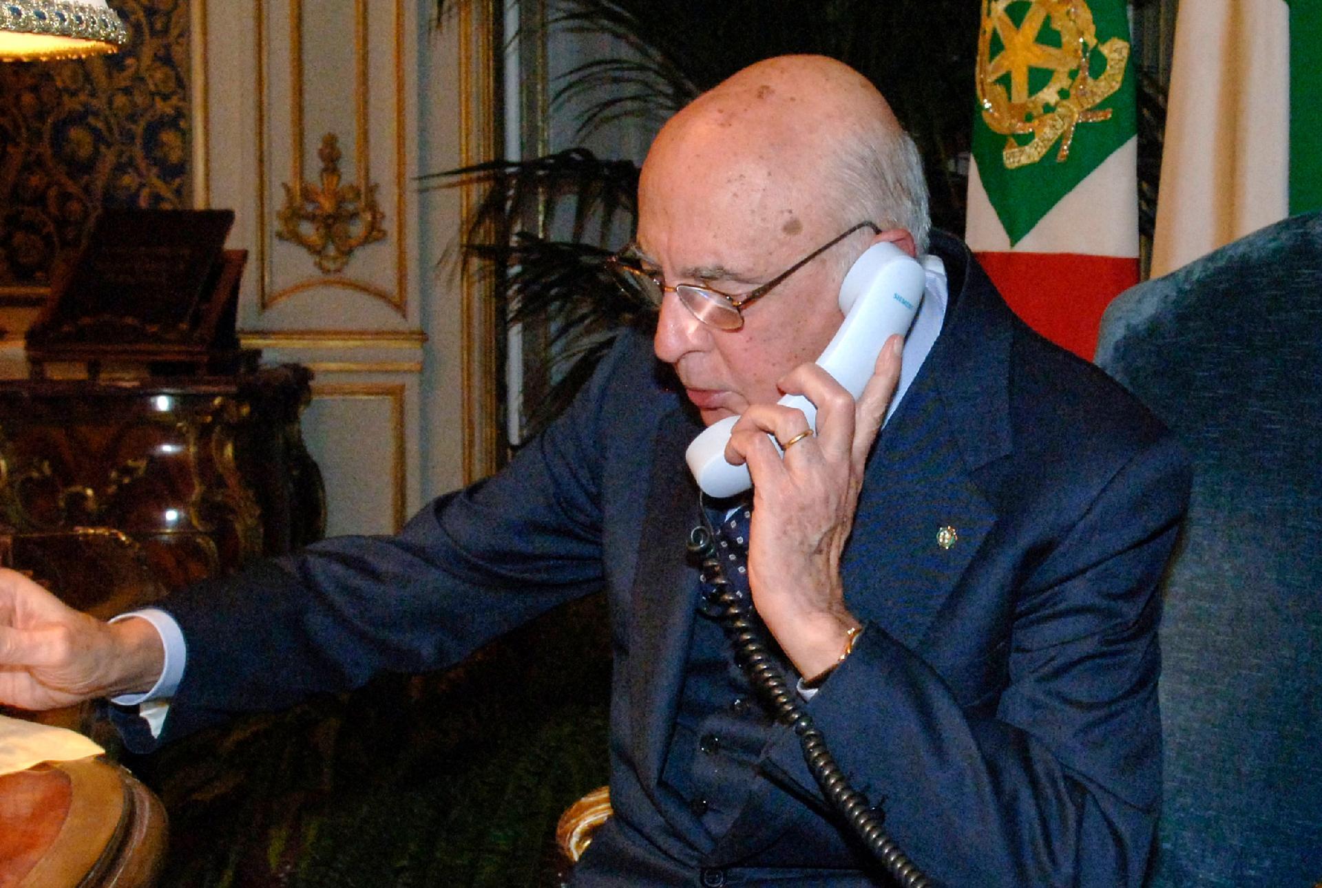 Il Presidente Giorgio Napolitano (dall'archivio fotografico dell'Ufficio Stampa del Quirinale)