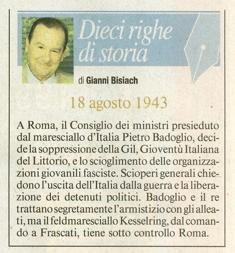 Roma, Pietro Badoglio e il re trattano segretamente l'armistizio con gli alleati