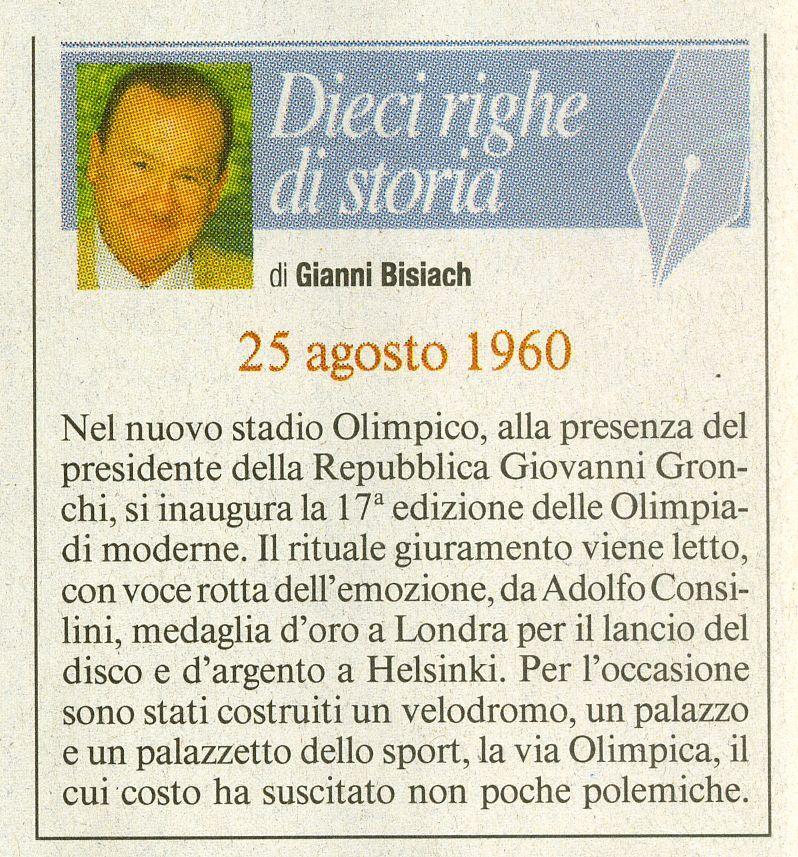 Roma, nuovo Stadio Olimpico, inaugurazione della diciassettesima edizione  delle Olimpiadi Moderne