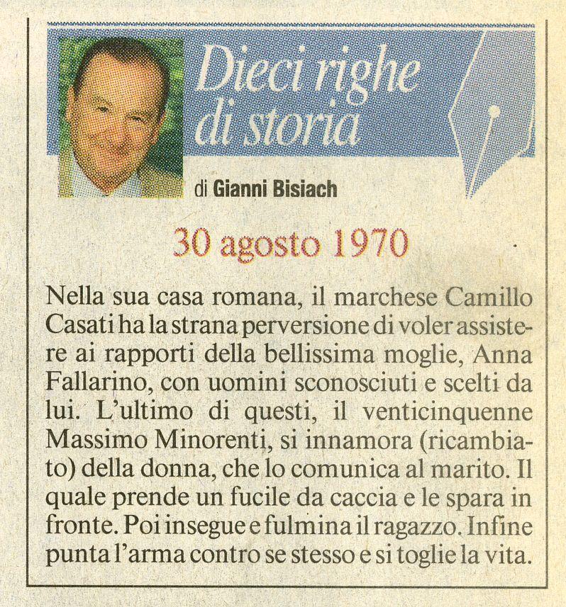 Roma, omicidio suicidio nella casa romana del Marchese Camillo Casati