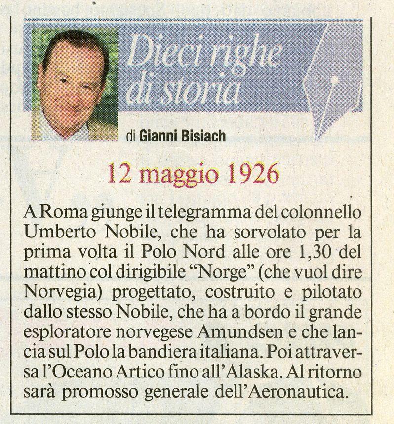 Il "Norge" di Umberto Nobile al Polo Nord