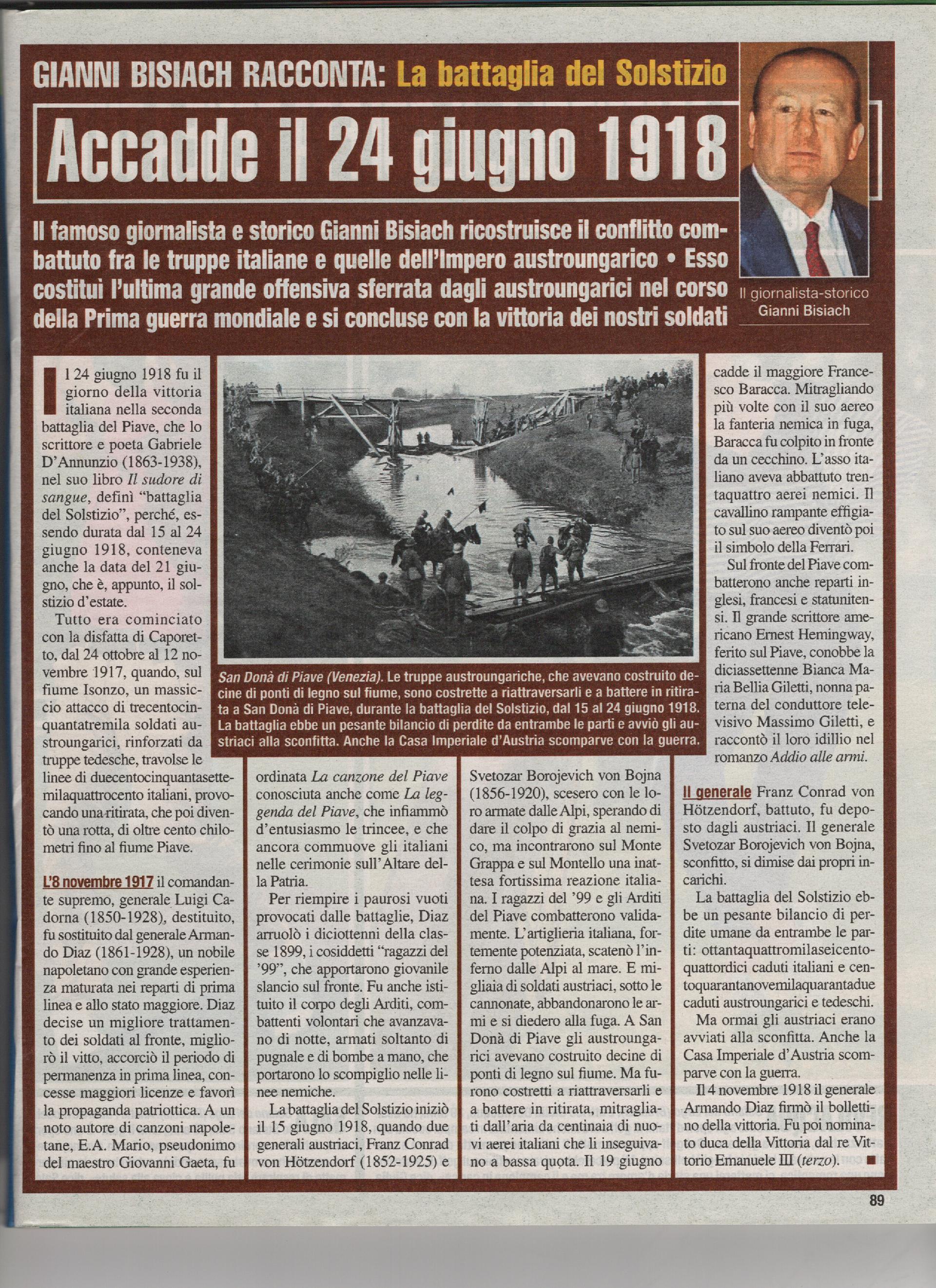 La battaglia del Solstizio