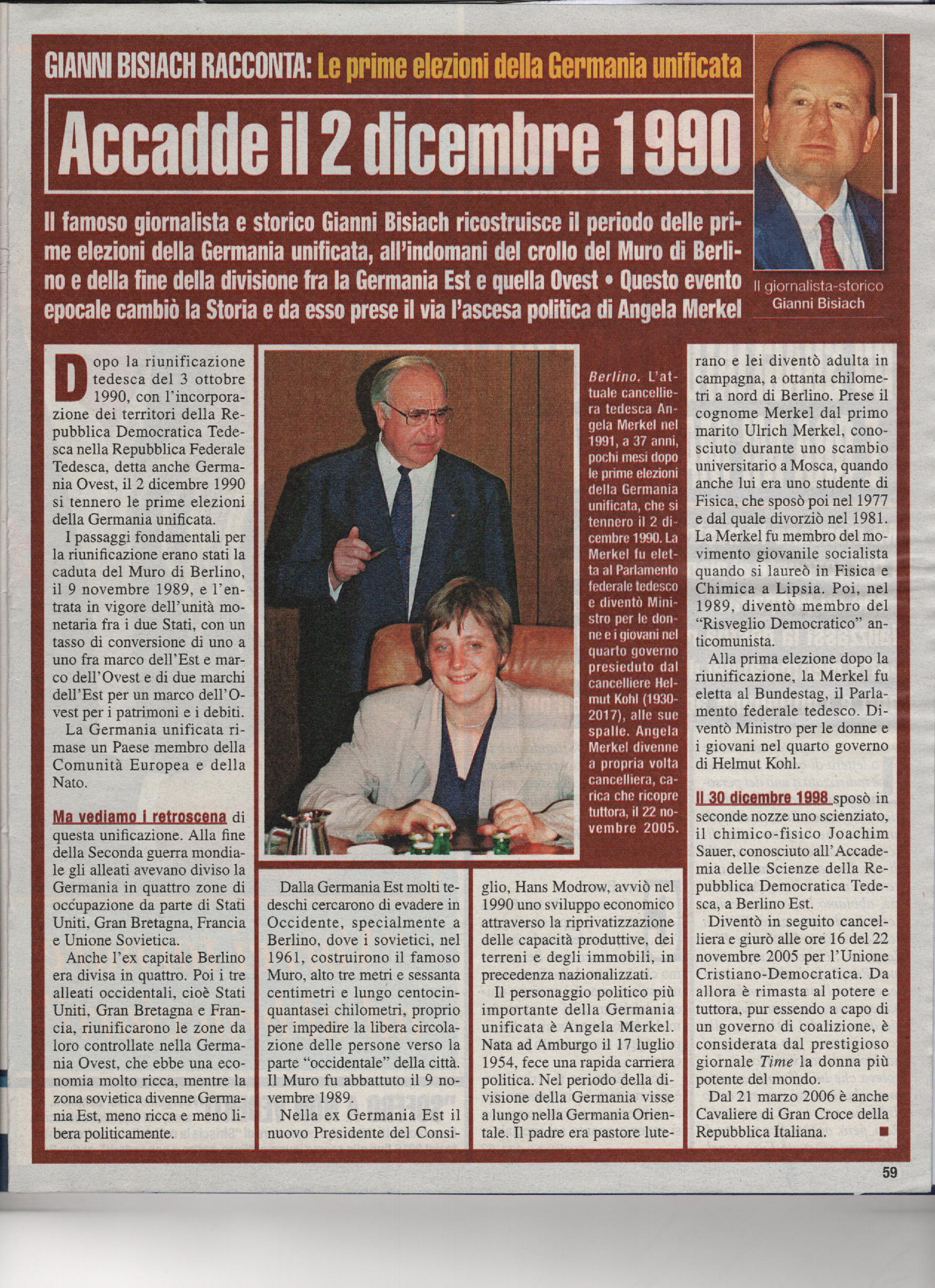Le prime elezioni della Germania Unificata