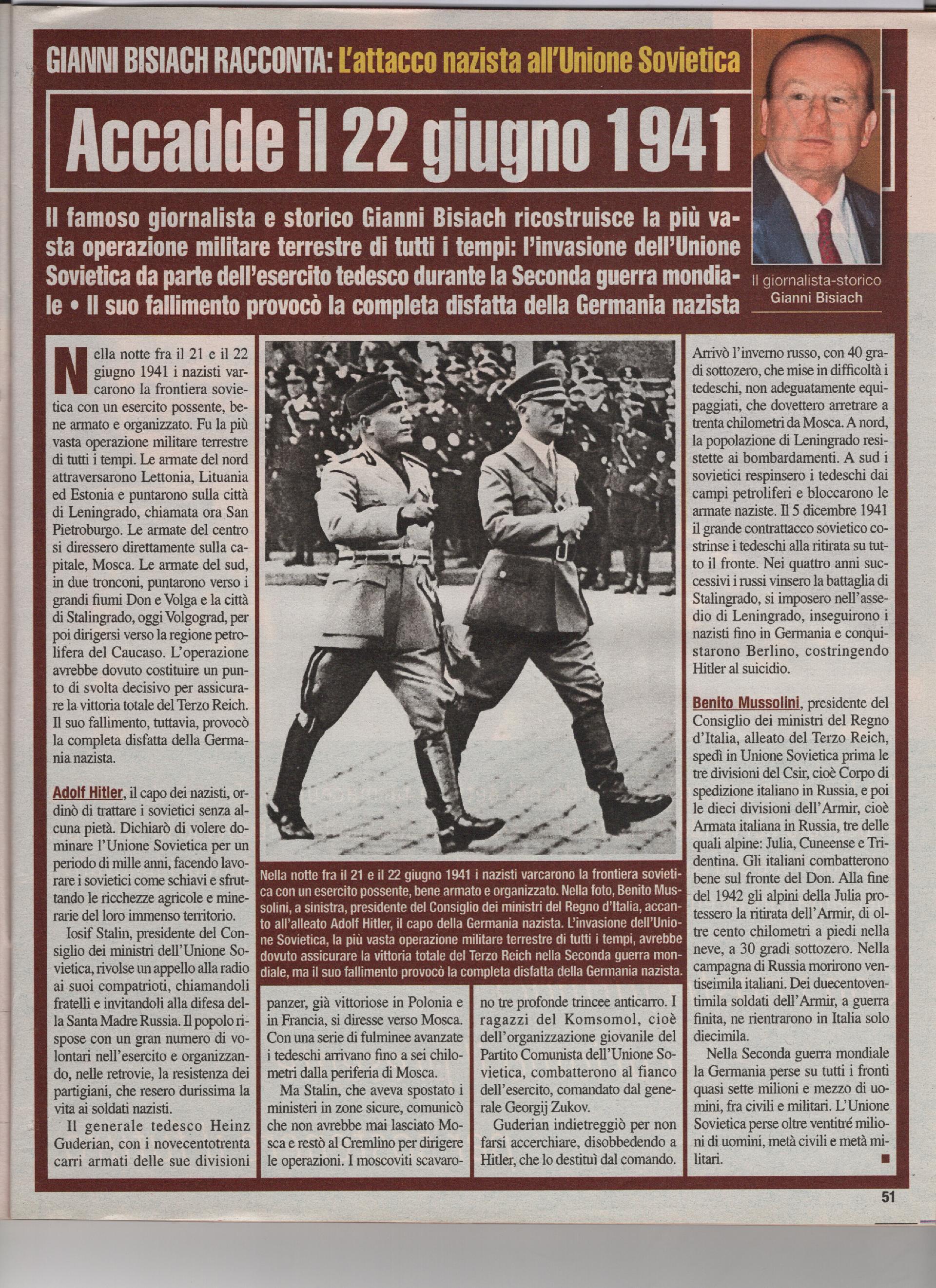L'attacco nazista all'Unione Sovietica