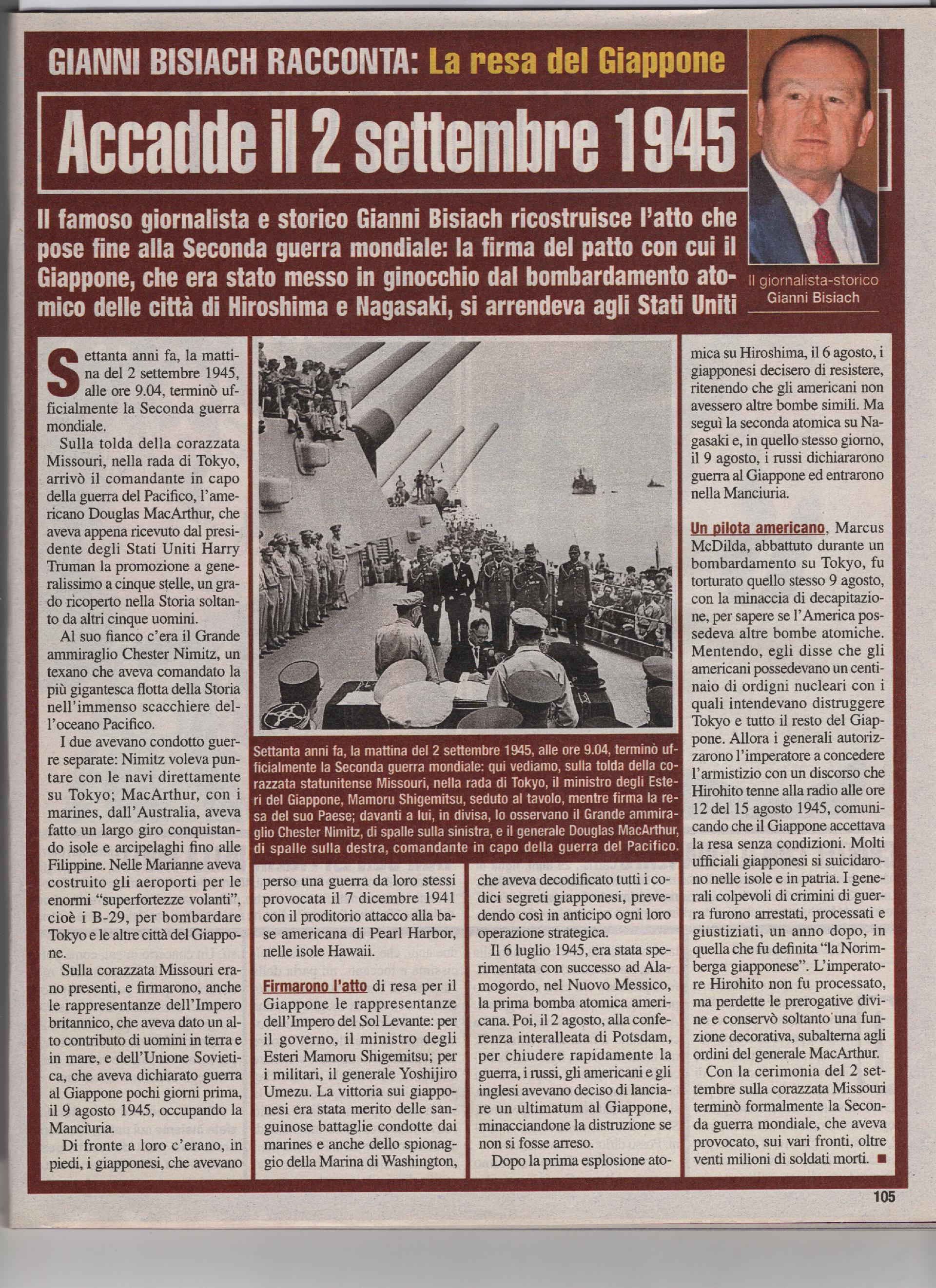 La resa del Giappone