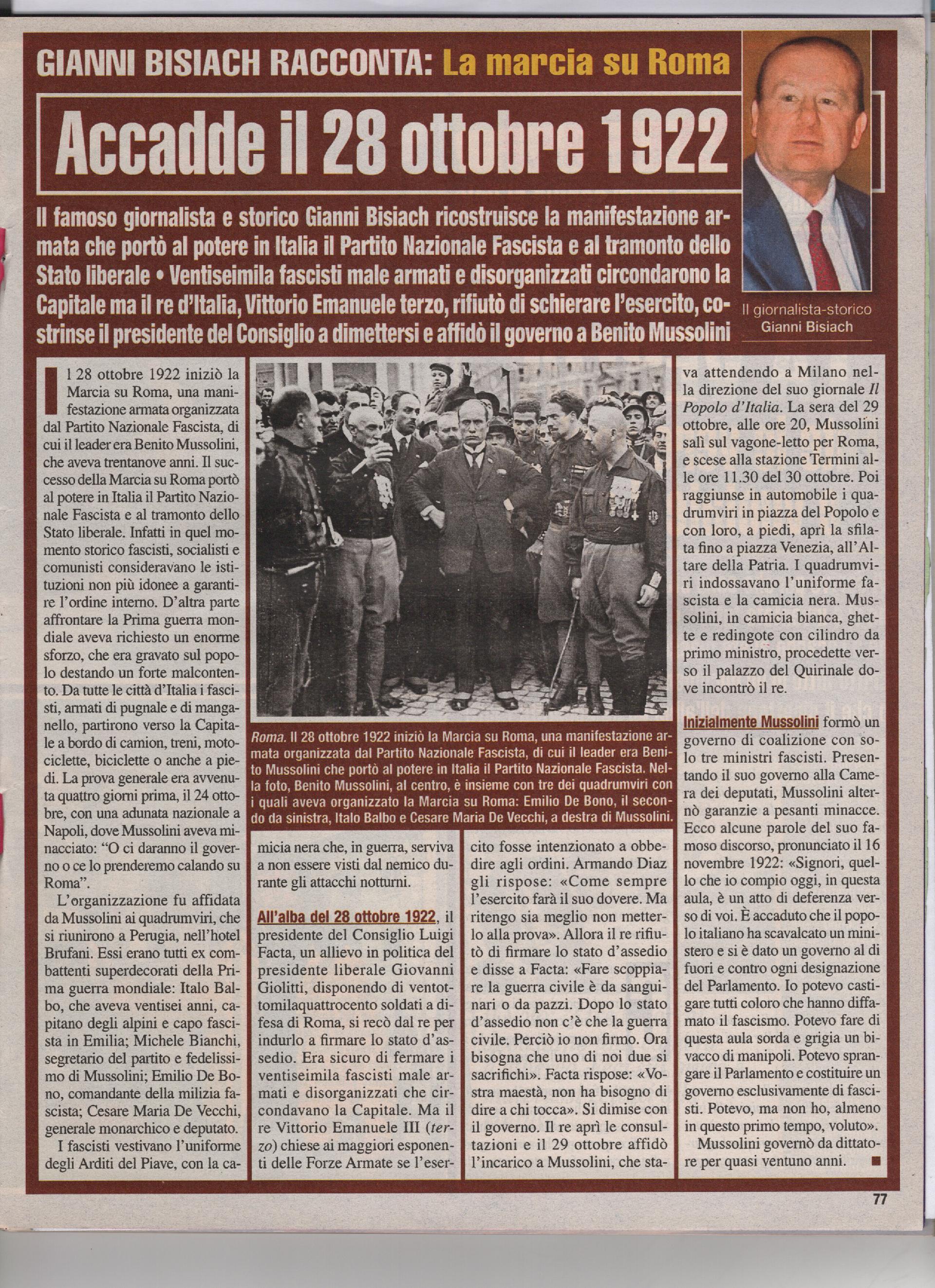 La marcia su Roma