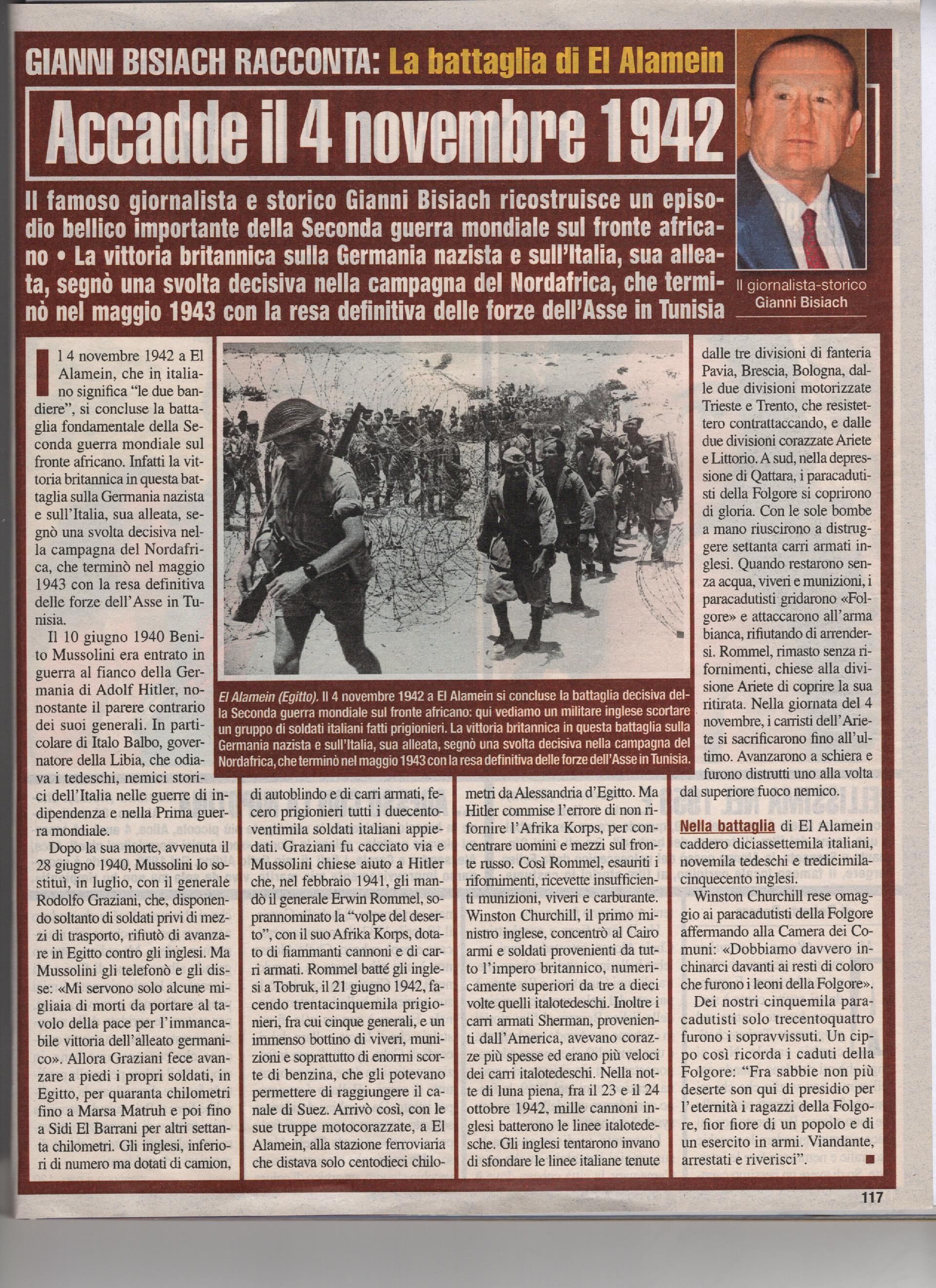 La battaglia di El Alamein
