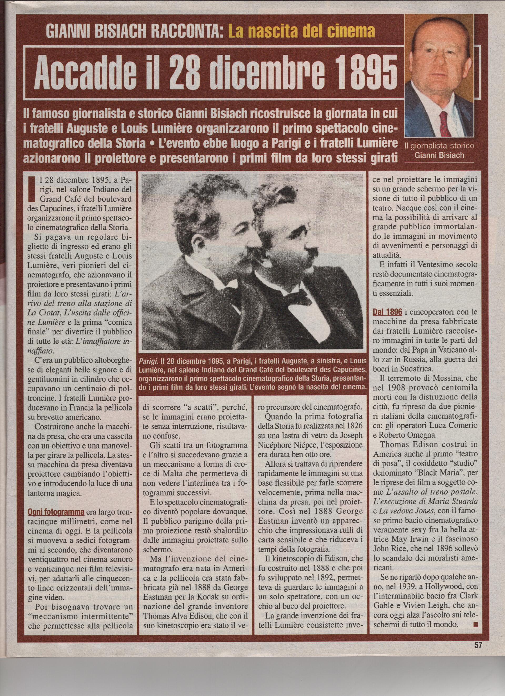 La nascita del Cinema