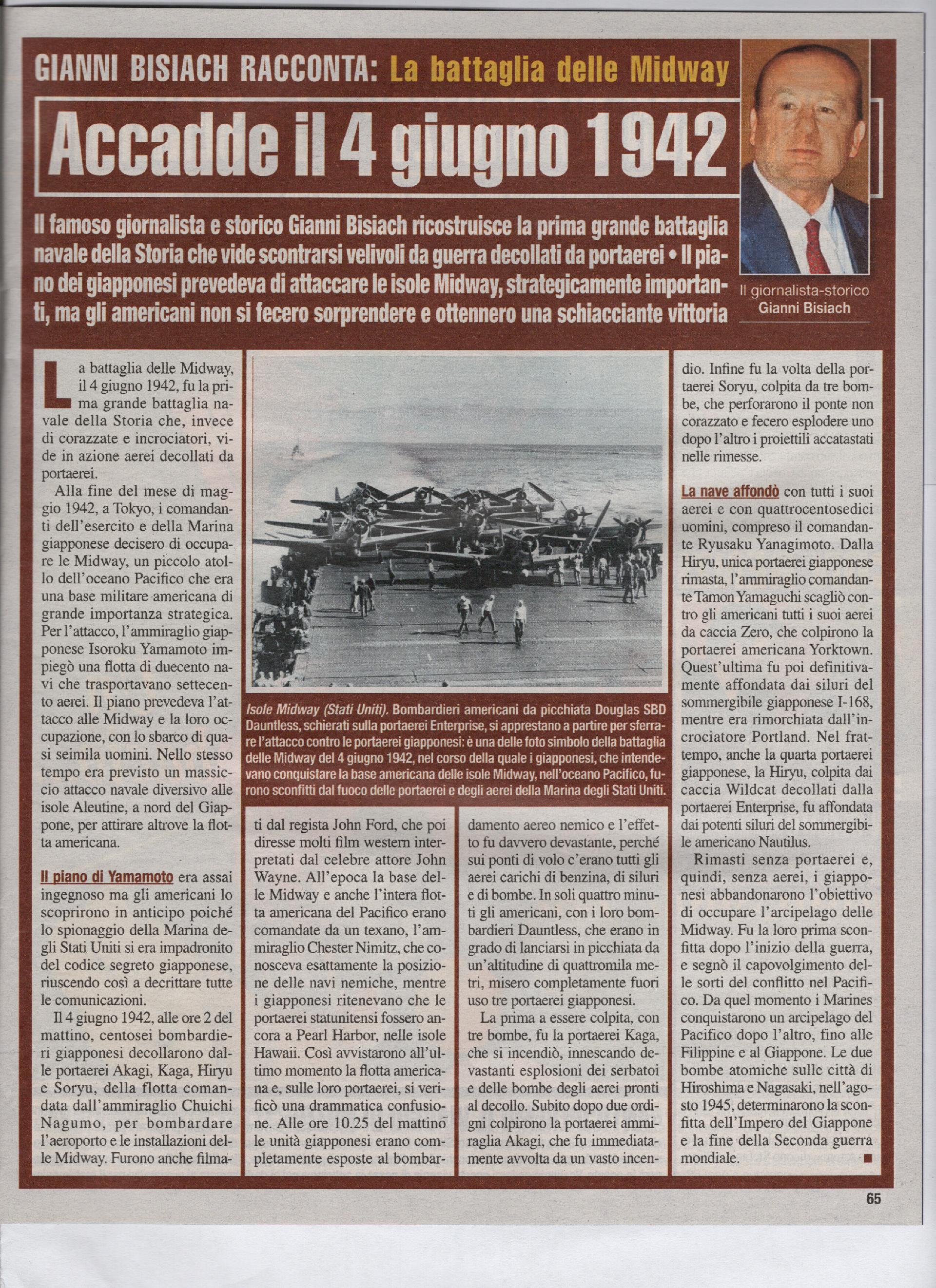 La battaglia delle Midway