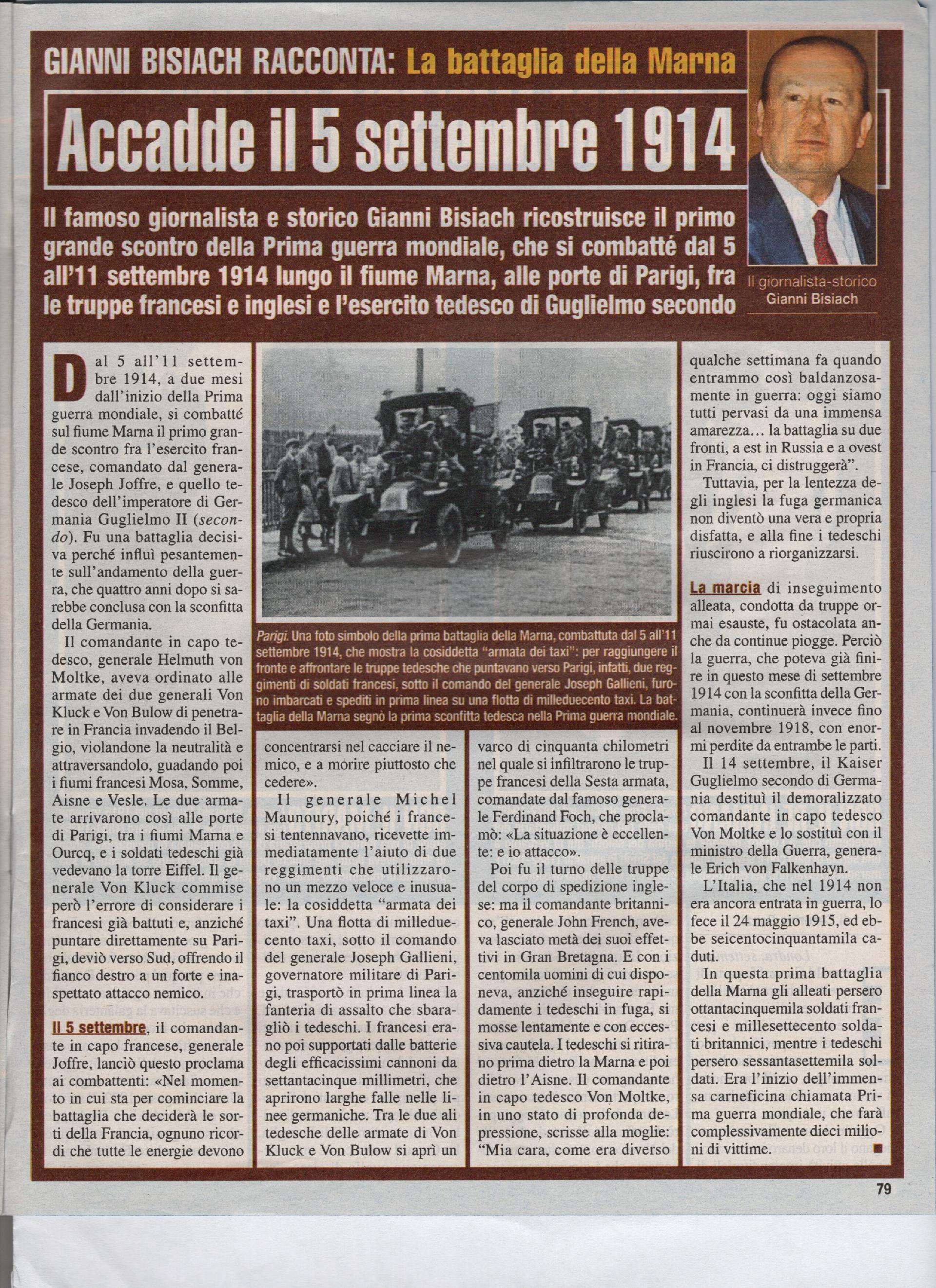 La battaglia della Marna
