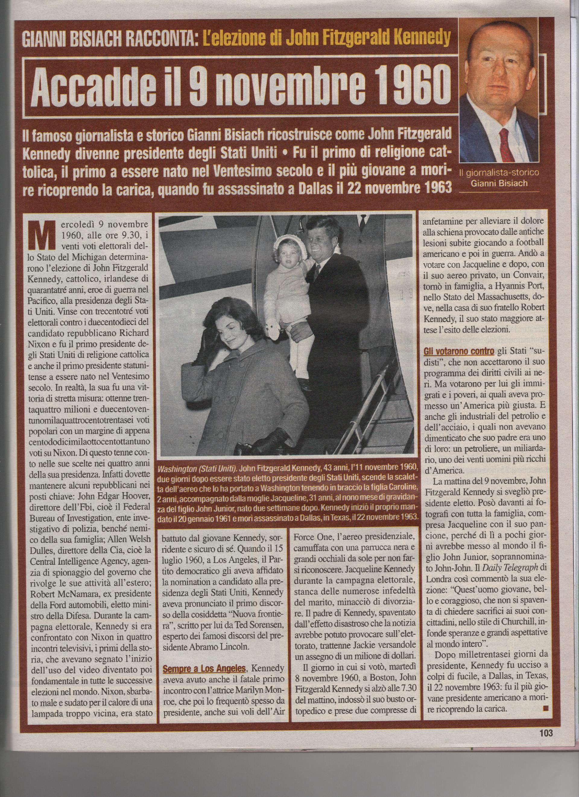 L'elezione di John Fitzgerald Kennedy