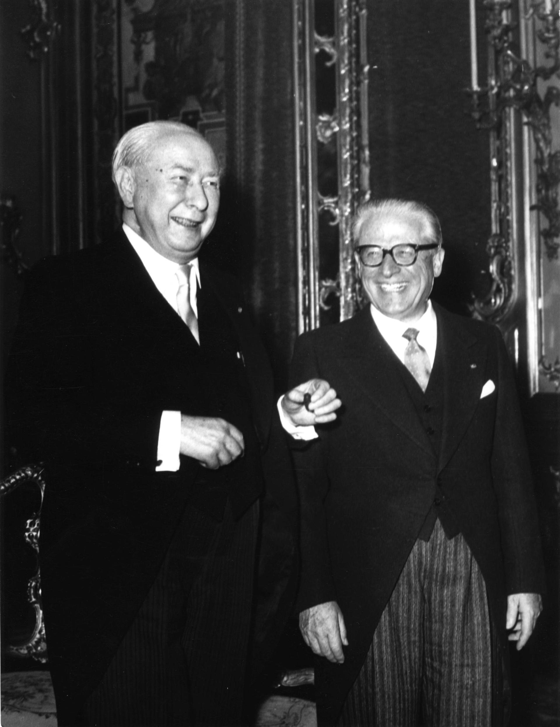 Visita di stato del Presidente della Repubblica Federale Tedesca, Theodor Heuss