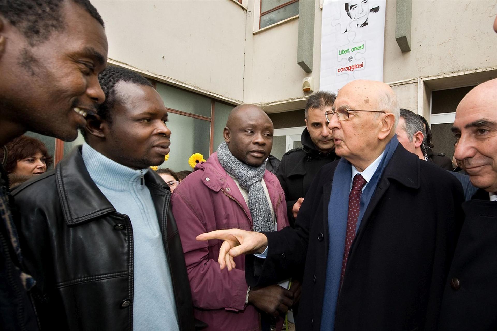 Visita del Presidente a Reggio Calabria 21 gennaio 2010