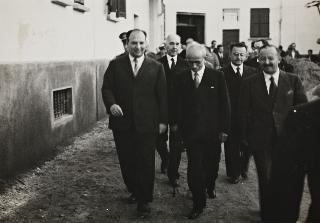 Visita del Presidente della Repubblica Luigi Einaudi ad un'esposizione agricola