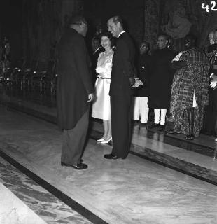 Visita di Stato di Sua Maestà la Regina del Regno Unito di Gran Bretagna e Irlanda del Nord, Elisabetta II, e di Sua Altezza Reale il Principe Filippo Duca di Edimburgo 2-5 maggio 1961