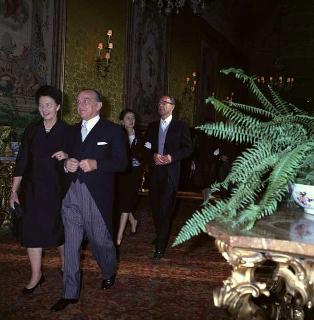 Colazione offerta dal Presidente della Repubblica Antonio Segni e dalla Signora Laura Segni in onore di Sua Maestà il Re di Svezia