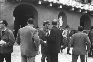 Il Presidente della Repubblica Giuseppe Saragat  a Castelporzianio per la battuta di caccia con i diplomatici