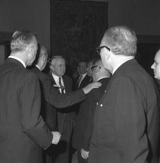 Ricevimento offerto dal Presidente della Repubblica Giuseppe Saragat in onore della visita ufficiale di Sir Harold Wilson, Primo Ministro del Regno Unito di Gran Bretagna ed Irlanda del Nord