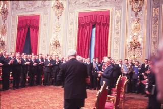 Cerimonia di Giuramento del Presidente della Repubblica Giovanni Leone nel Palazzo Montecitorio e suo insediamento al Quirinale