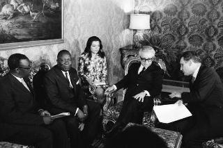 Incontro del Presidente della Repubblica Giovanni Leone con il Presidente dell'Alto Volta il Generale Sangoulè Lamizana