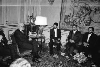Incontro con il primo ministro della Repubblica Islamica dell'Iran, Mir Hossein Musavi