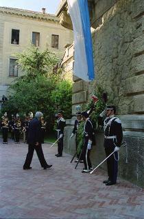 Visita ufficiale del Presidente della Repubblica Francesco Cossiga nella Repubblica di San Marino