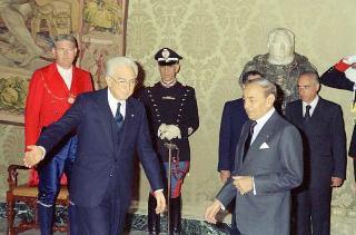 Visita di Stato di Sua Maestà Hassan II Re del Marocco
