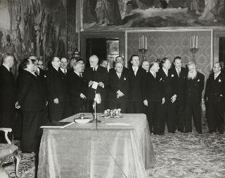 Cerimonie ufficiali per il Capodanno 1950