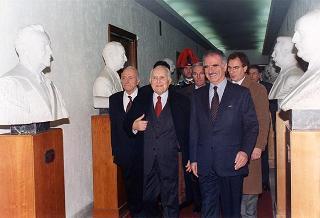 Roma, Palazzo della Corte dei conti: intervento del Presidente della Repubblica in forma ufficiale all'inaugurazione dell'Anno giudiziario della Corte dei conti per il 1996