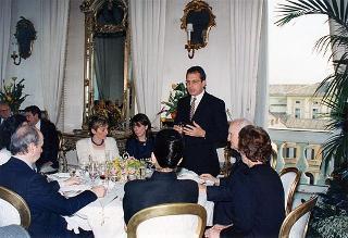 Incontro e successiva colazione in onore del Presidente degli Stati Uniti Messicani e della Signora Zedillo Ponce de Leon