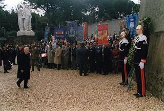 Intervento del Presidente della Repubblica alla cerimonia commemorativa del 53° anniversario dell'eccidio delle Fosse Ardeatine a Roma