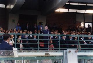 Intervento del Presidente della Repubblica nello Stadio S. Elia a Cagliari in occasione della cerimonia inaugurale dei XXIX Giochi della Gioventù