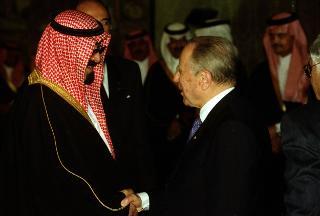 Incontro e successiva colazione con il Principe Ereditario del Regno dell'Arabia Saudita, S.A.R. Abdullah bin Abdulaziz Al Saud