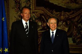 Incontro e successivo pranzo in onore di Sua Maestà il Re di Spagna Juan Carlos