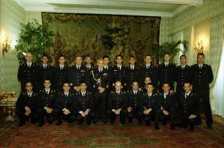 Incontro con una delegazione di Ufficiali ed Allievi della Scuola Allievi Sottufficiali dell'Aeronautica Militare di Caserta, in servizio di Guardia d'Onore al Palazzo del Quirinale