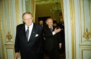 Incontro con il Presidente della Repubblica di Finlandia, Signor Martti Ahtisaari