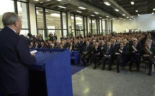 Il Presidente Ciampi durante il suo intervento al Consiglio Regionale