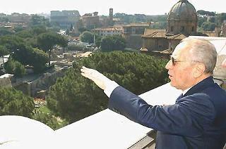 Il Presidente Ciampi in visita al Complesso Monumentale del Vittoriano