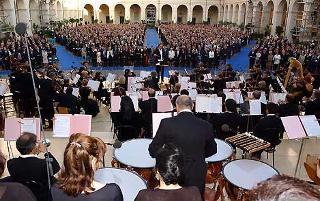 Un momento del concerto al Palazzo del Quirinale in occasione della Festa della Repubblica