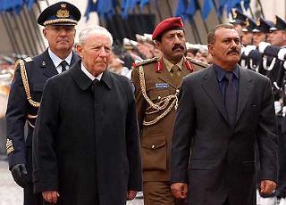 Il Presidente Ciampi con S.E. Ali Abdullah Saleh, Presidente della Repubblica dello Yemen