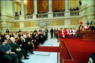 Inaugurazione dell'Anno Giudiziario 2000 della Corte Suprema di Cassazione, Roma, Palazzo di Giustizia