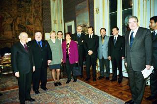 Incontro con il Sig. Rudi Pavsic, Presidente Unione Culturale Economica Slovena, Palazzo del Quirinale