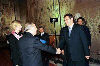 Incontro e successiva colazione in onore del Presidente della Repubblica Federale di Jugoslavia, S.E. il Signor Vojislav Kostunica